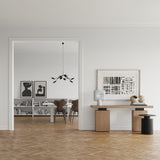 Drop Chandelier, Mini - Burned Black (5m)