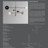 Sahn Chandelier - Bronze (5m)
