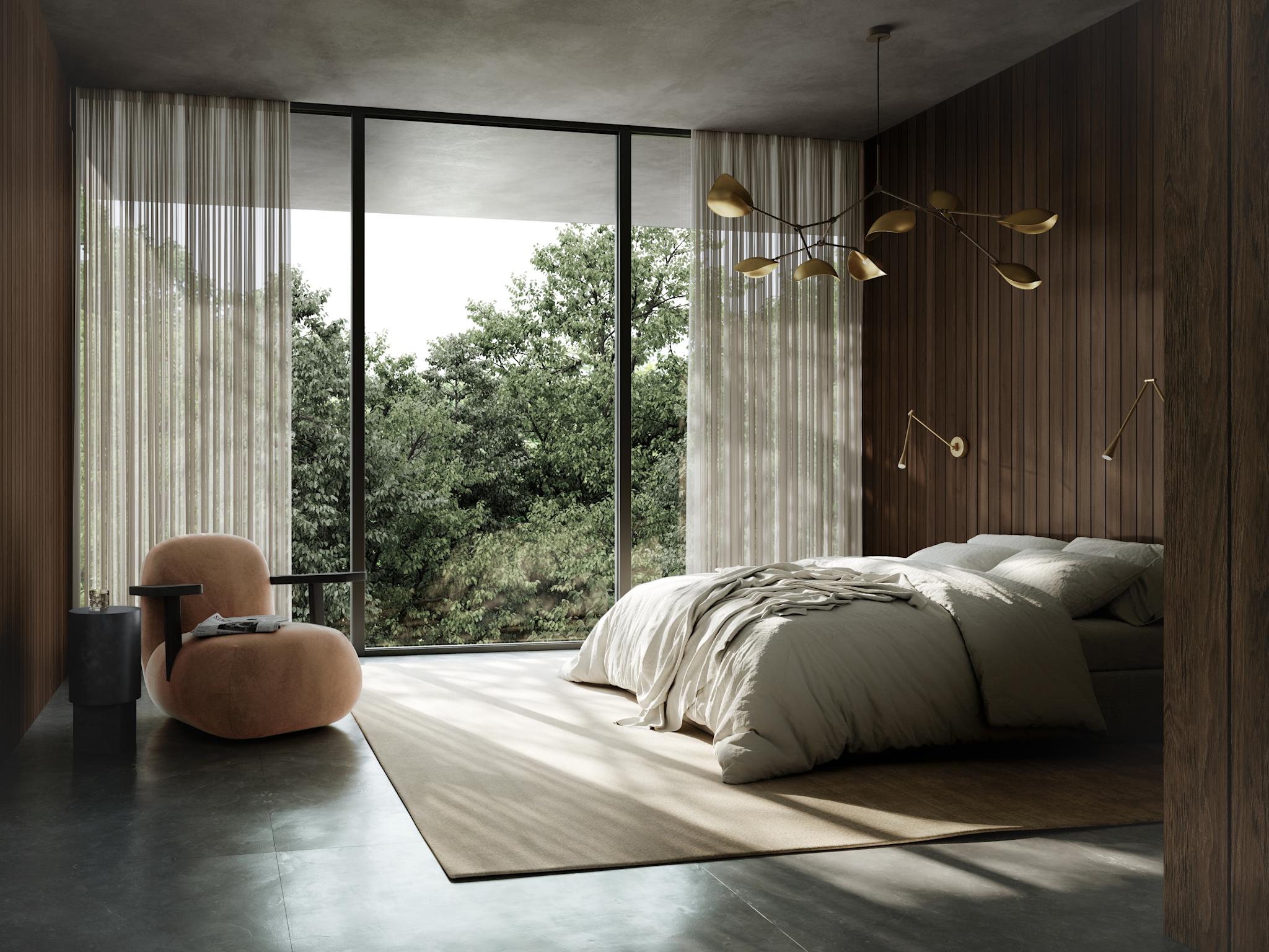 Stingray Chandelier - Brass (5m)