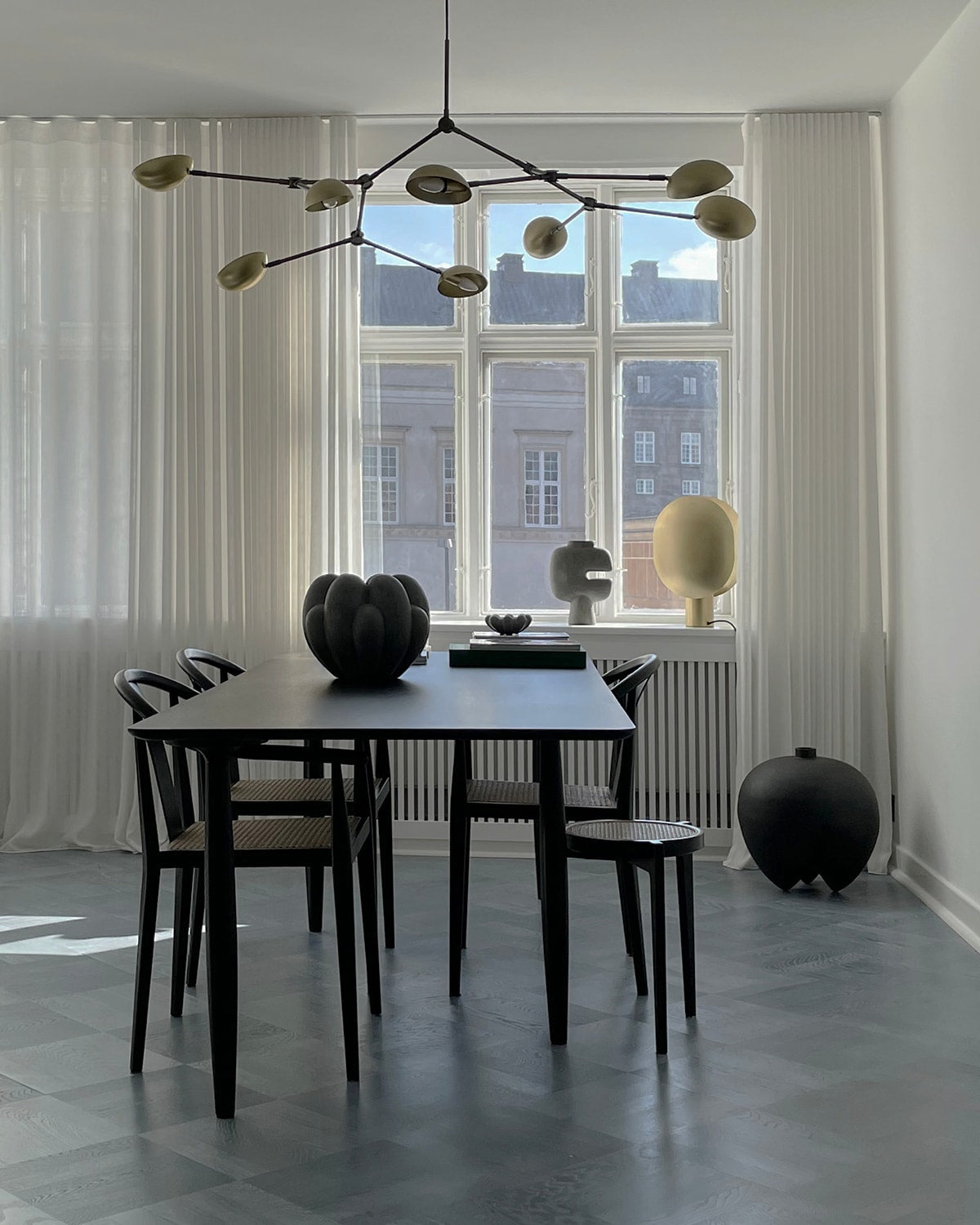 101 Copenhagen - Drop Chandelier - Brass (5m) - Chandelier