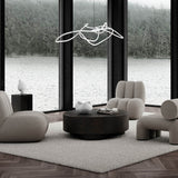 Ghost Chandelier, Big - Neon (5m)