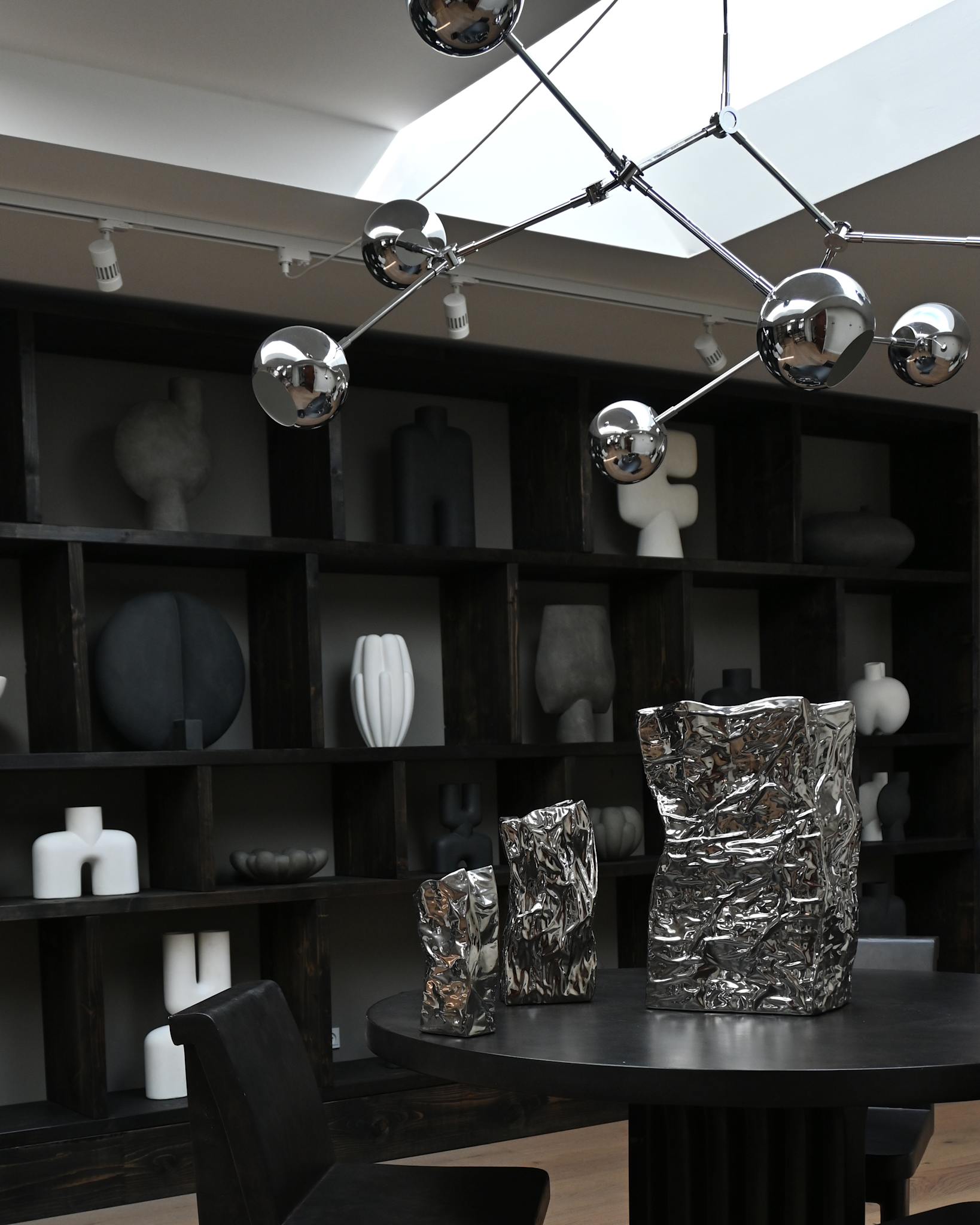 101 Copenhagen - Drop Chandelier Globe - Chrome (5m) - Chandelier