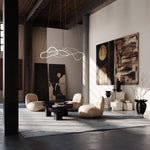 101 Copenhagen - Ghost Chandelier, Big - Chrome (5m) - Chandelier