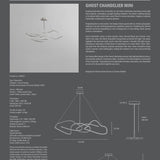 Ghost Chandelier, Mini - Chrome (5m)