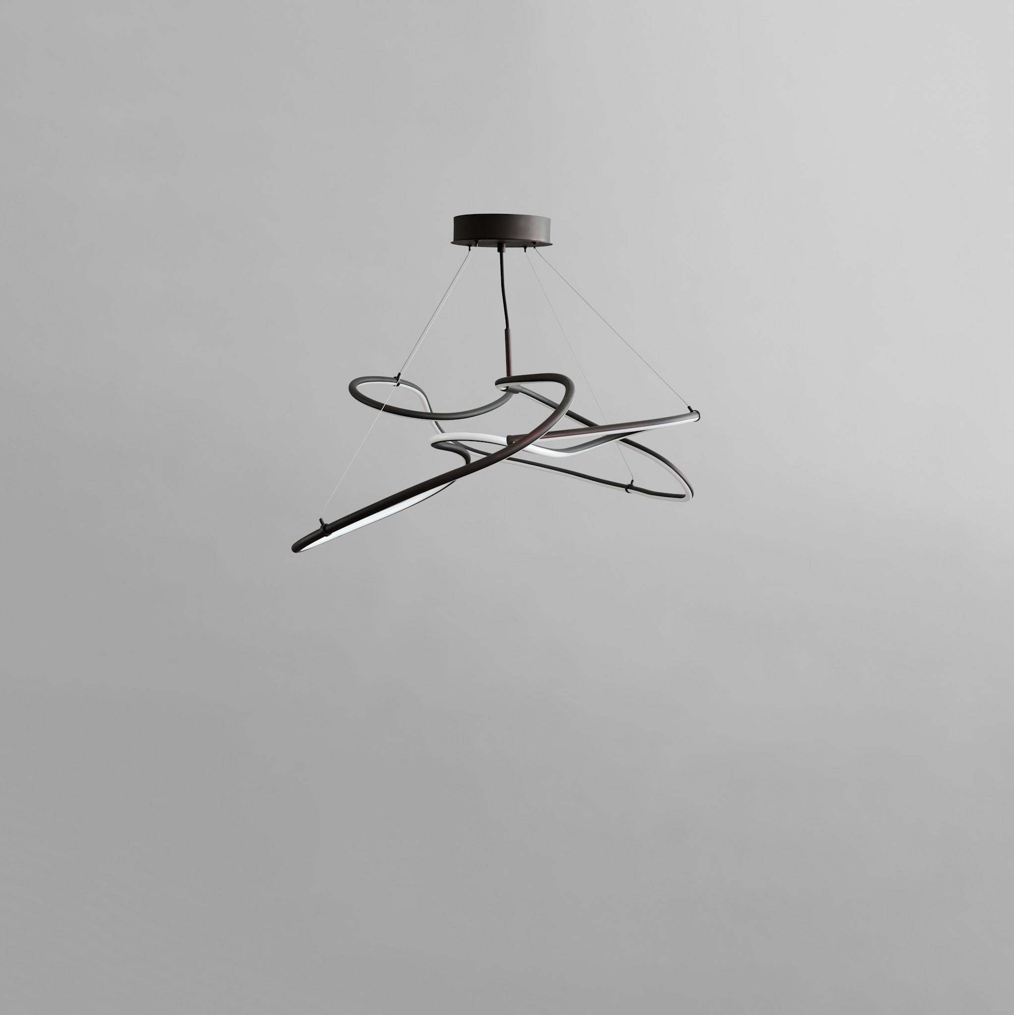101 Copenhagen Ghost Chandelier, Mini - Burned Black