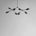 101 Copenhagen - Drop Chandelier, Mini - Oxidized (5m) - Chandelier