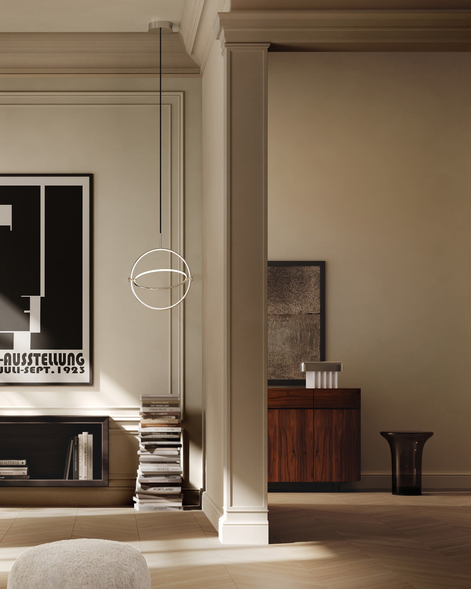 101 Copenhagen - Trumpet Table, Tall - Smoked Forest - Coffee or Side Table