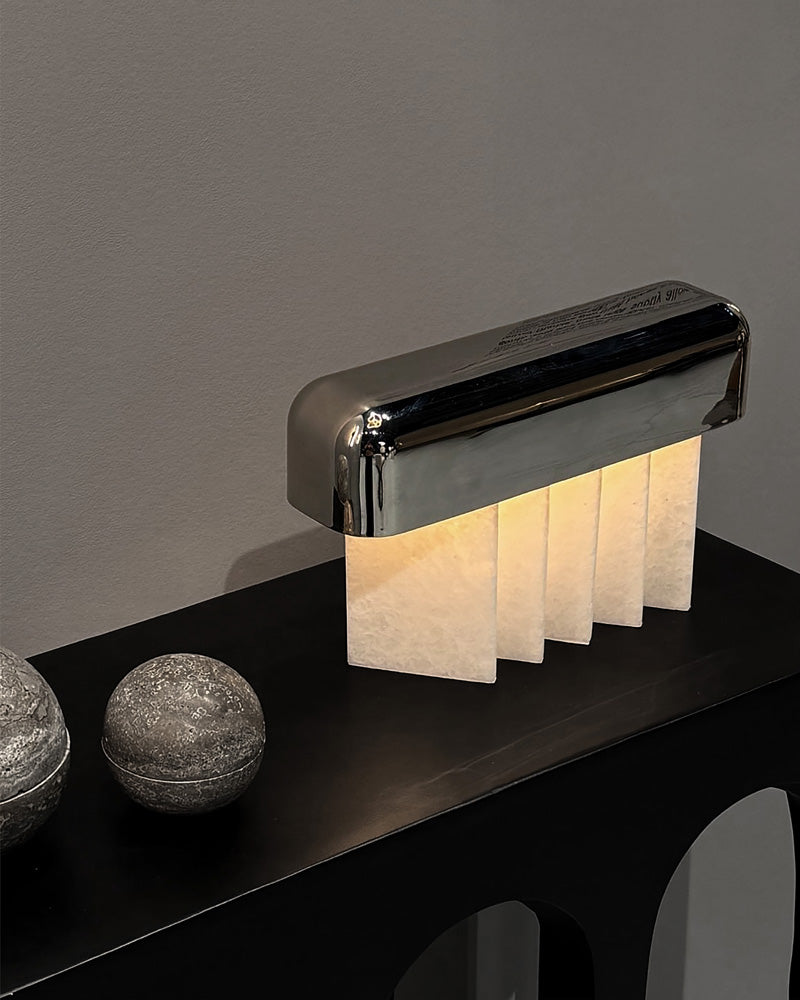 Lit Beetle lamp and Enkei jars