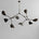 101 Copenhagen - Stingray Chandelier, Grande - Burned Black (5m) - Chandelier