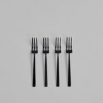 101 Copenhagen - Kogei Dessert Fork - Black - Cutlery set
