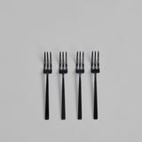 101 Copenhagen - Kogei Dessert Fork - Black - Cutlery set