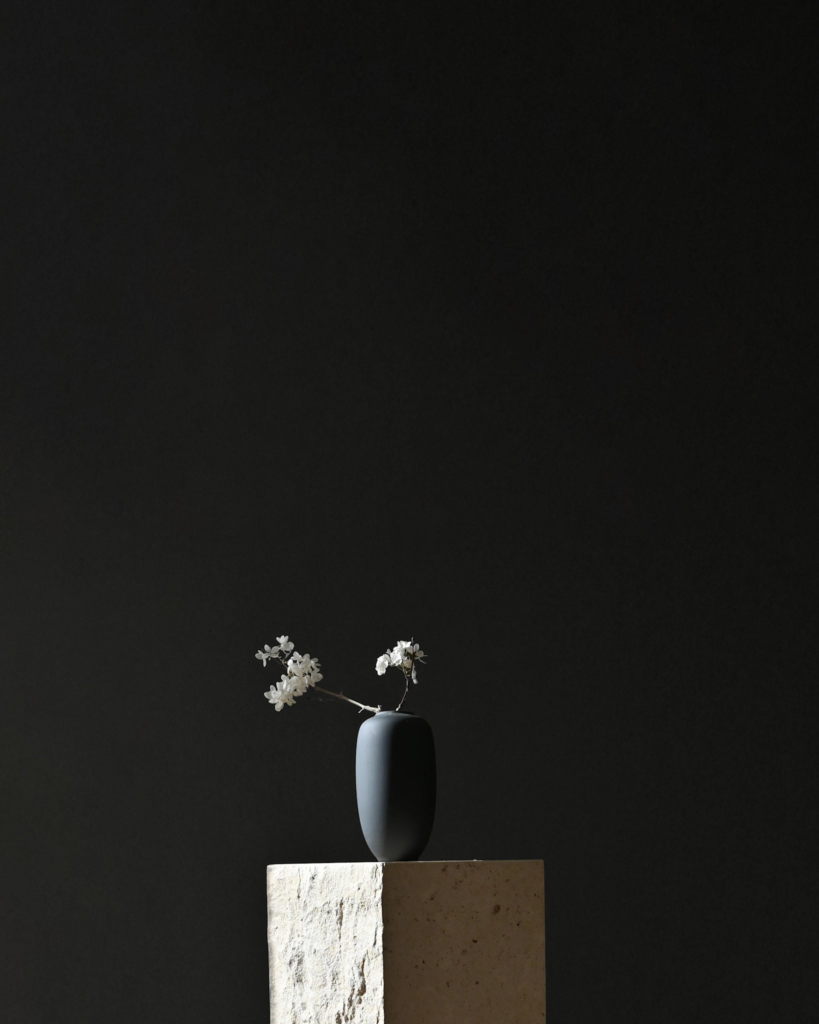 101 Copenhagen - Sunao Vase Slim, Petit - Black - Vase