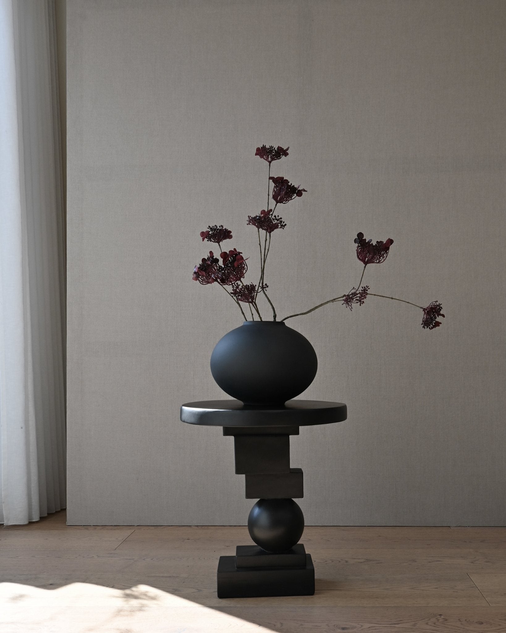 101 Copenhagen - Sunao Vase Fat, Mini - Black - Vase