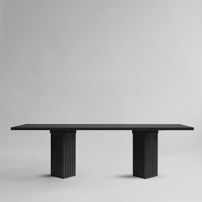 101 Copenhagen - Arc Dining Table, L250 - Coffee Black Oak - Dining Table