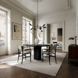 101 Copenhagen - Arc Dining Table, Ø120 - Coffee Black Oak - Dining Table