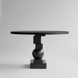 Artist Dining Table, Ø120 - H30mm - Coffee Black Oak