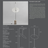 The Moon Floor Lamp - Chrome