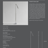 Snake Floor Lamp - Chrome
