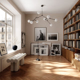 Snake Floor Lamp - Burned Black