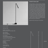 Snake Floor Lamp - Burned Black