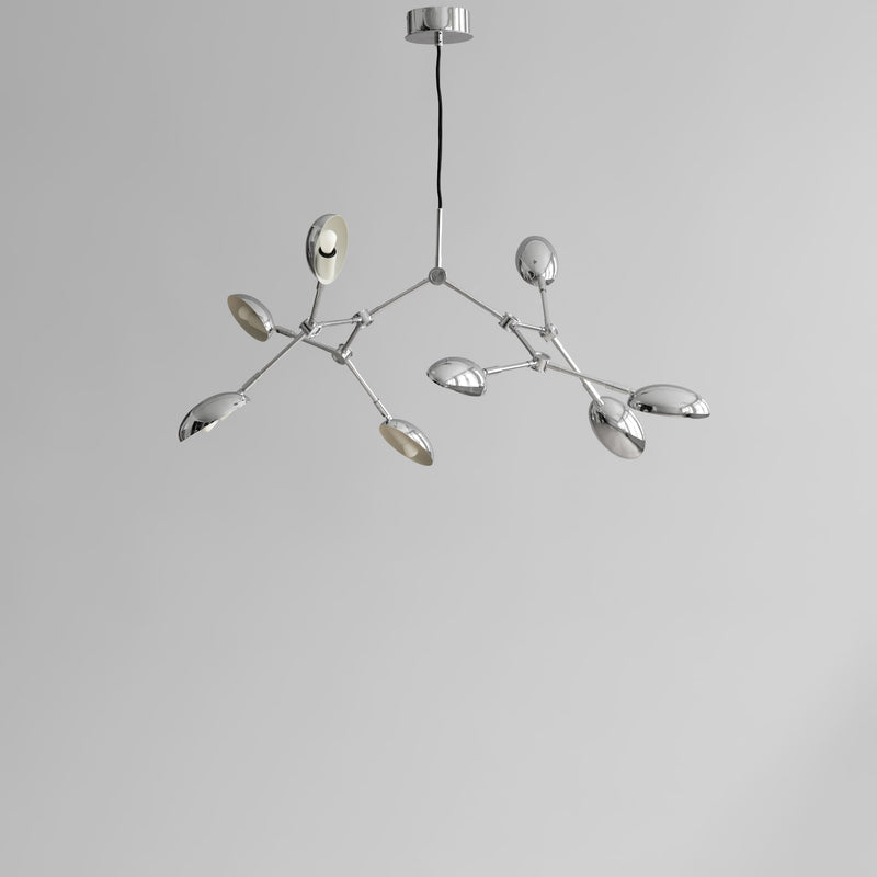 Drop Chandelier, Mini - Chrome (5m)