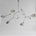 101 Copenhagen - Stingray Chandelier, Grande - Chrome (5m) - Chandelier