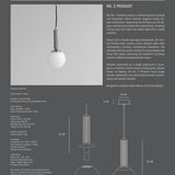 No. 2 Pendant Lamp - Chrome