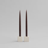 Cube Candle Holder - High Glazed Birch