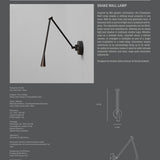 Snake Wall Lamp - Burned Black