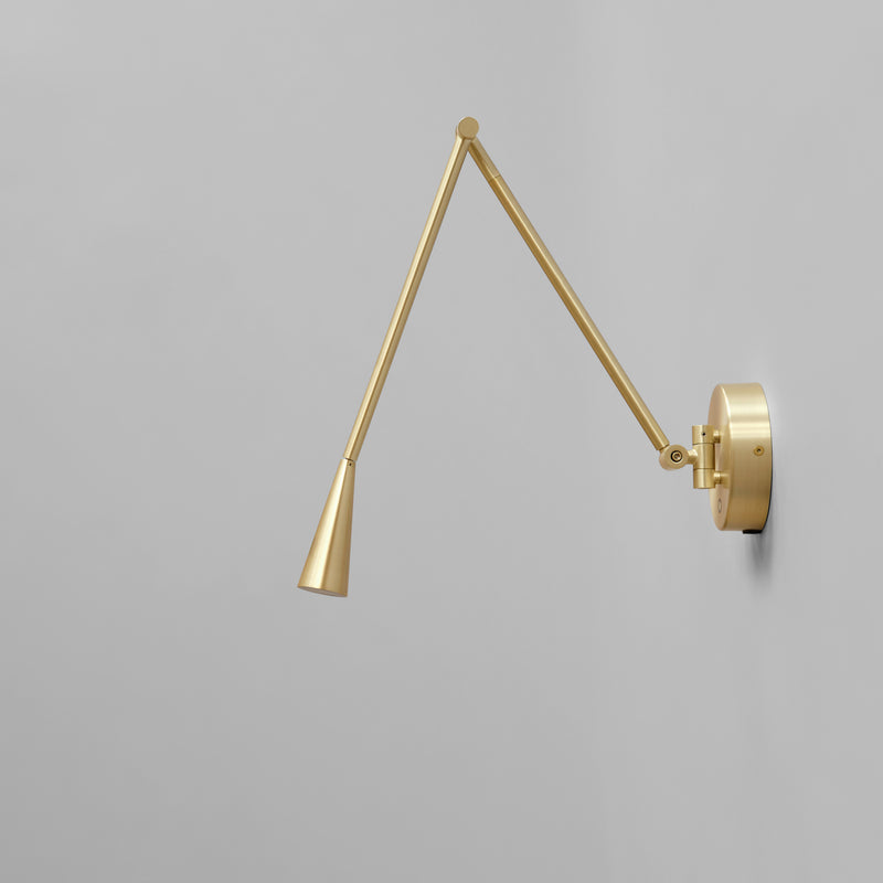Snake Wall Lamp - Brass