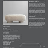 101 Copenhagen - Big Foot Bench - Sandshell (Sheepskin) - Bench
