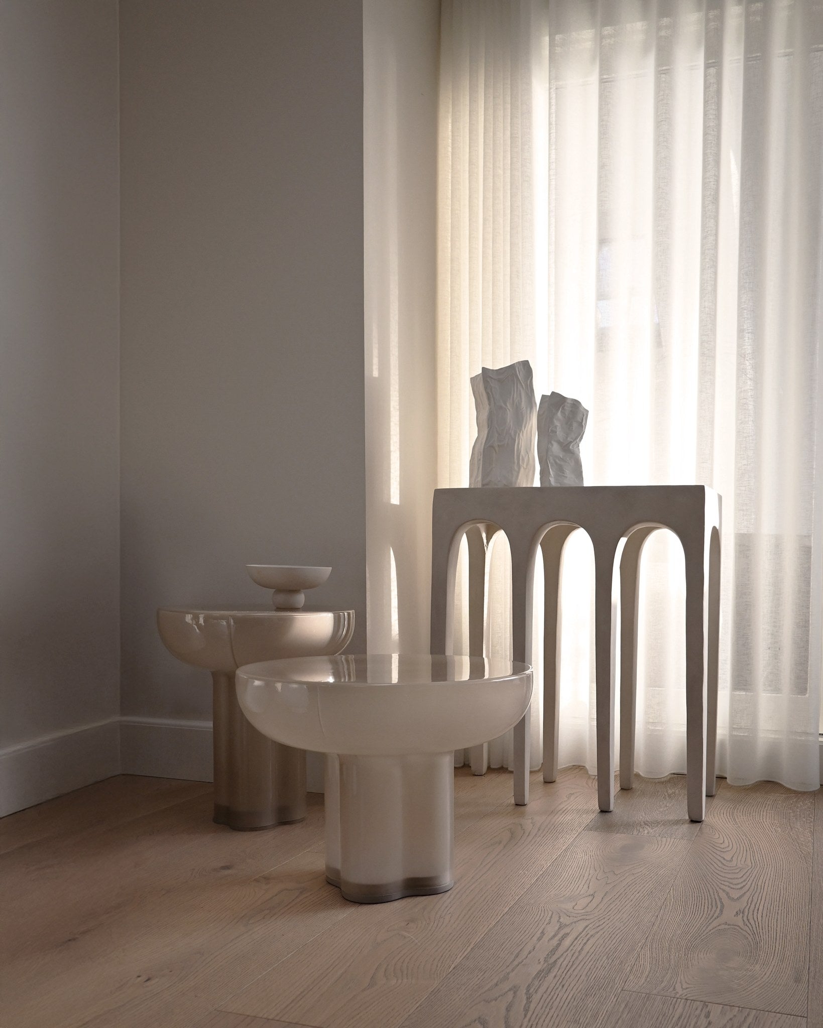 101 Copenhagen - Bow Console - Birch - Console Table