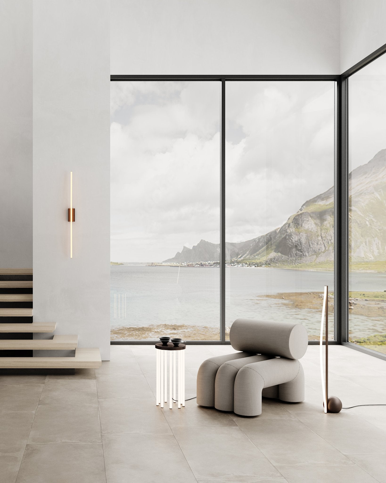 101 Copenhagen - Neon Side Table, Bronze - Floor Lamp