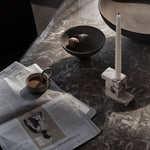 101 Copenhagen - Brick Candle Holder, Tall - Calacatta - Candle Holders