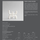 101 Copenhagen - Cobra Candle Holder - Bone White - Candle Holders