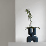 101 Copenhagen - Cobra Vase Double, Mini - Black - Vase