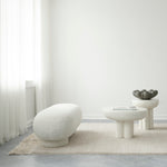 101 Copenhagen - Crown Table, Low - Bone White - Coffee or Side Table