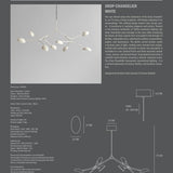 101 Copenhagen - Drop Chandelier - White (5m) - Chandelier