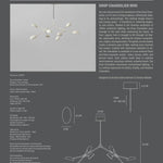 101 Copenhagen - Drop Chandelier, Mini - White (5m) - Chandelier