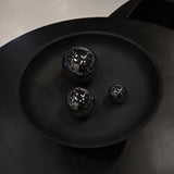 101 Copenhagen - Gallery Balls, Set of 3 - Chrome in Baburu Bowl