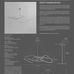 101 Copenhagen - Ghost Chandelier, Big - Chrome - Chandelier