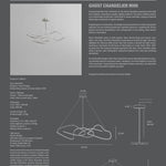 Ghost Chandelier, Mini, Chrome details