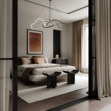 Ghost Chandelier big - brutus chairs - tribal vase