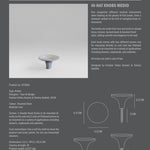 101 Copenhagen - HiHat Knobs, Medio - Brushed Steel - Knobs