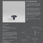 101 Copenhagen - HiHat Knobs, Medio - Burned Black - Knobs