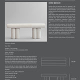 Hiro Bench – Off White