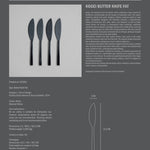 101 Copenhagen - Kogei Knife Fat - Black - Cutlery set