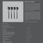 101 Copenhagen - Kogei Long Spoon - Black - Cutlery set