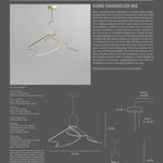 101 Copenhagen - Kumo Chandelier, Big - Brass - Chandelier
