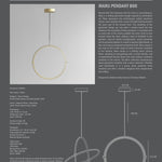 101 Copenhagen - Maru Pendant, Ø60 - Brass - Pendant Lamp